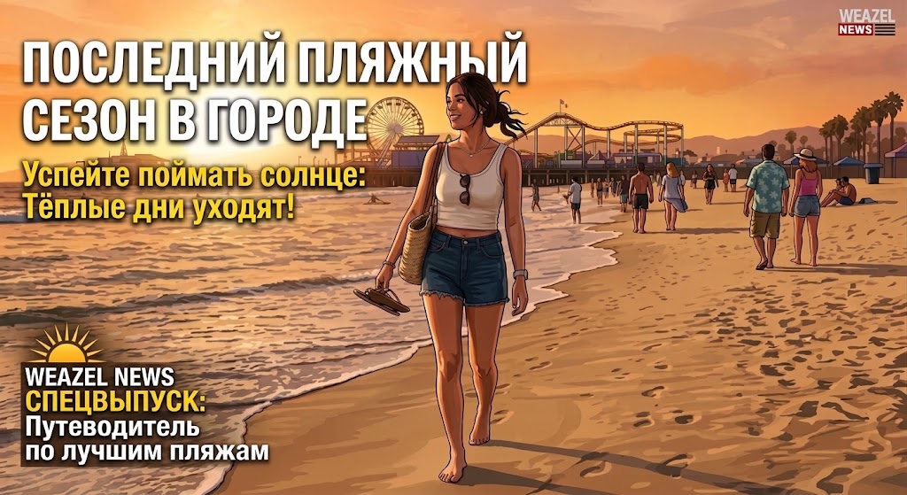 Лето уходит, солнце остаётся: успейте поймать последние тёплые дни на пляже!